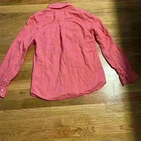 Gap 100% cotton pink button down Oxford shirt - Picture 4 of 4